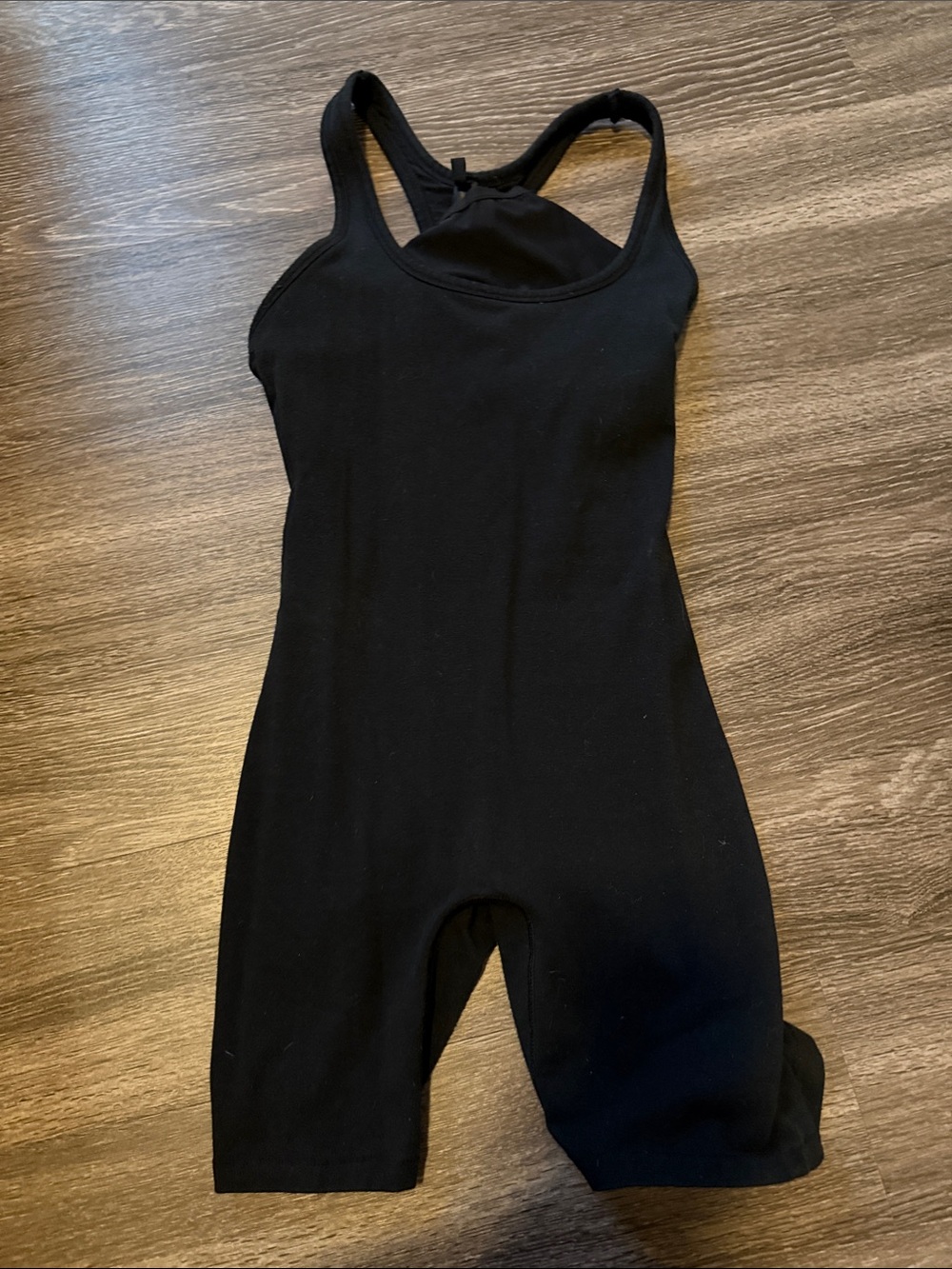SKIMS Black Racerback Short Jumpsuit